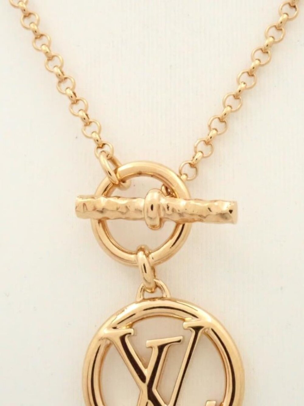 LV Necklace ~18.5" in Dustbag - Picture 2 of 4